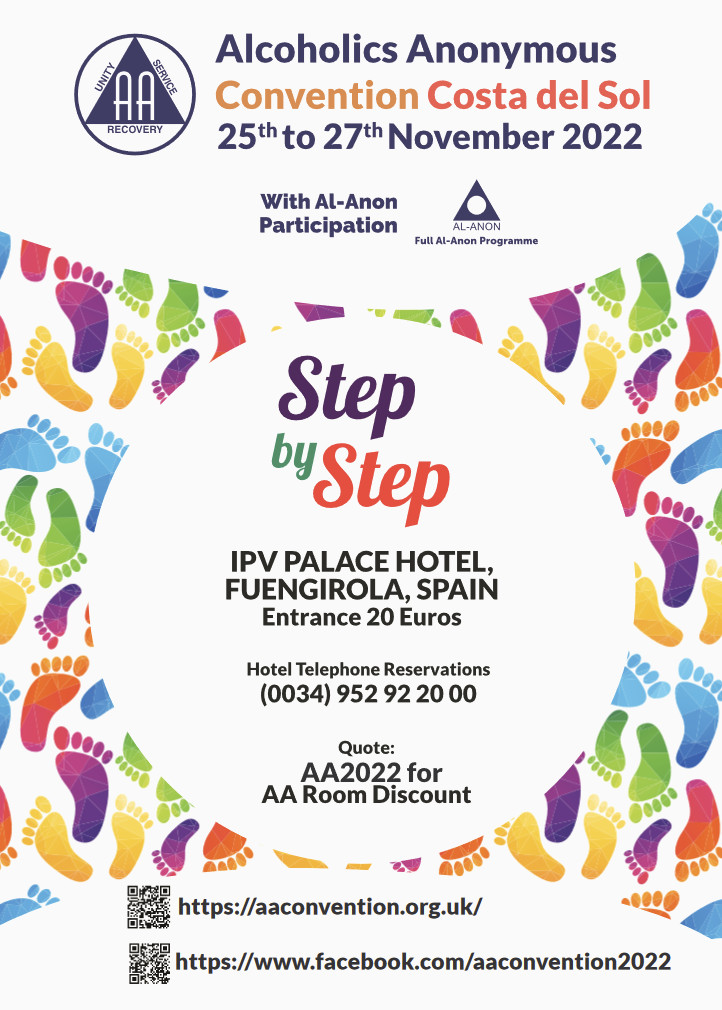 AA Convention Costa del Sol 2527 Nov 2022 Alcoholics Anonymous in